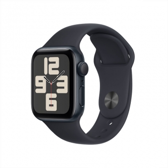 [Apple] Watch SE GPS 40mm 미드나이트 알루미늄 케이스 / 미드나이트 스포츠 밴드-M/L (MR9Y3KH/A)