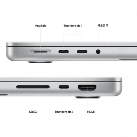 [Apple] 14형 MacBook Pro 실버 M2 Max 1TB / 12코어CPU/ 30코어GPU/32GB메모리 [MPHK3KH/A]