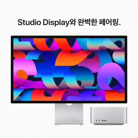 [Apple] Mac Studio M2 Max 12코어 CPU/30코어 GPU/16코어 Neural Engine/32G/512G SSD [MQH73KH/A]